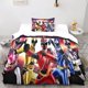 thumbnail image 3 of 3D Power Rangers Duvet Cover, Power Rangers Printed Bedding Set Person Girl Boy Microfiber Bedding Set with Duvet Covers and Pillowcase 2 Pieces Single, 3 of 3