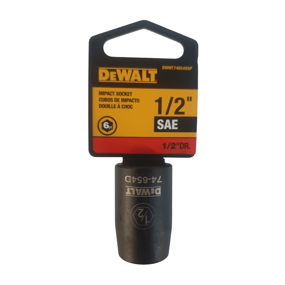 Dado De Impacto 1/2" Con 6 Puntos Dewalt Dwmt74654osp