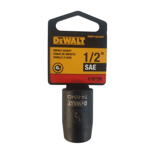 Dado De Impacto 1/2"" Con 6 Puntos Dewalt Dwmt74654Osp