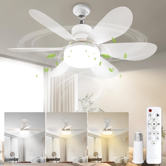 Ventilador de Techo con Luz VTYXCTIGJ 20.5 pulg 40W LED