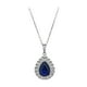 thumbnail image 4 of Collar Con Colgante De Gota De Agua Para Mujer, Para Fiesta, Aniversario, Vacaciones, Color Azul, 4 of 5