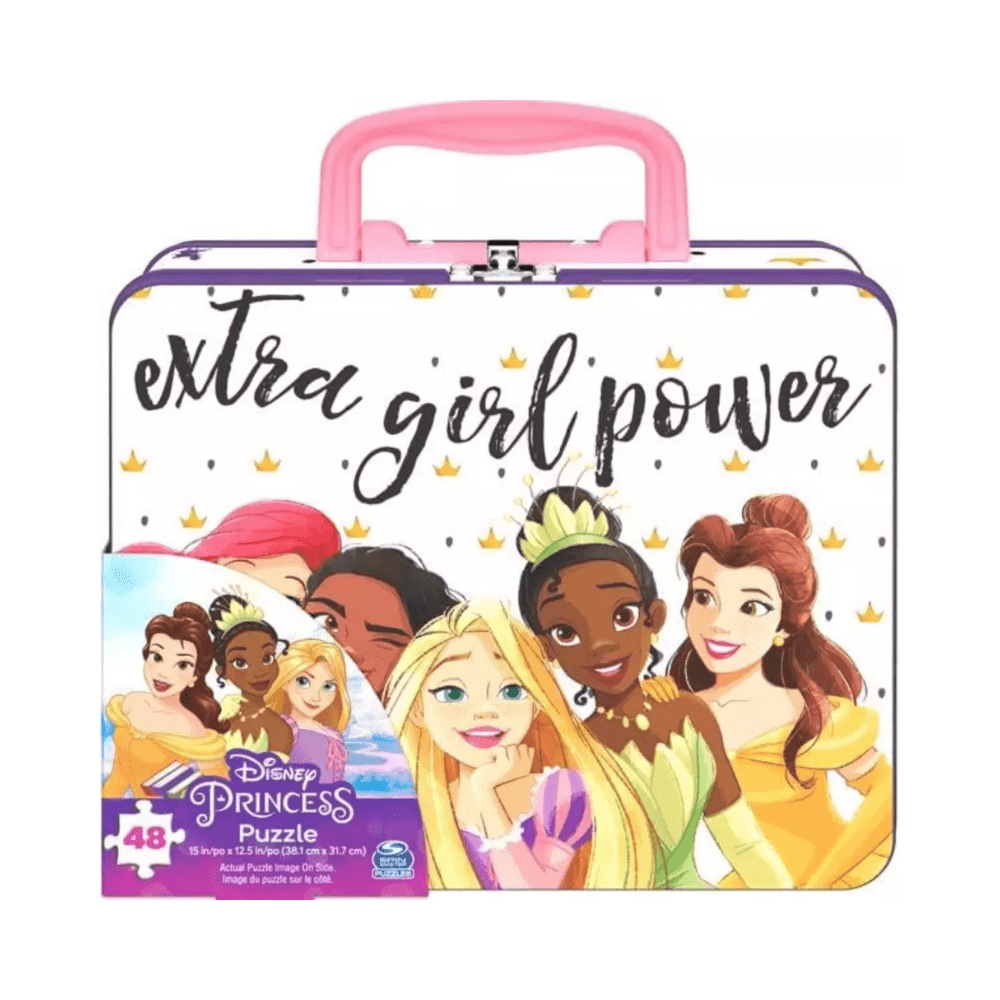 Spin Master - Puzzle Infantil Princesas En Maleta Metalica