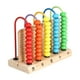 thumbnail image 4 of Juguete Educativo Clásico De Madera Para Contar, Juguete Educativo Abacus Para Bebés Y Niños, 5 Varillas B, 4 of 5