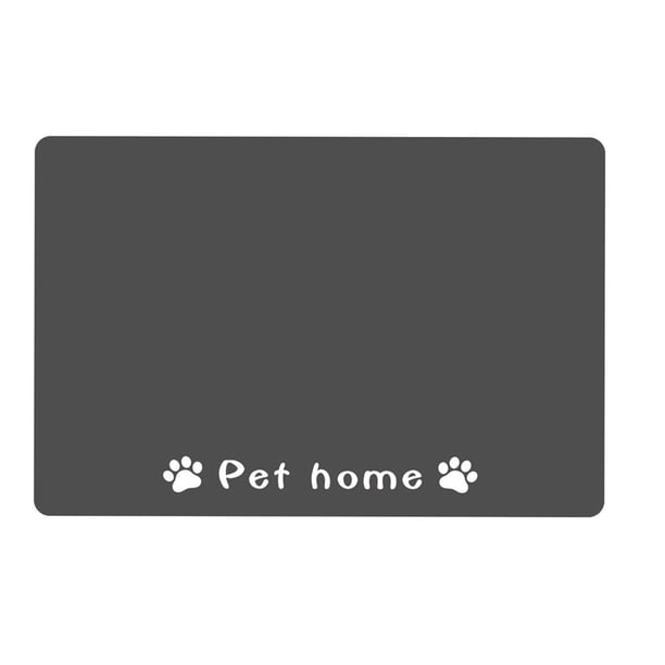 Alfombrilla de alimentación para mascotas, alfombrilla para cuenco de gatos, alfombrilla para platos, alfombrilla antideslizante de secado rápido para 60cmx90cmx0.35cm