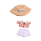thumbnail image 1 of Abrigo Para Muñecas Y Traje De Falda Corta, Ropa Hecha A Mano Para Muñecas De 15cm, Muñecas Para Niñas, 3 Uds., 1 of 3