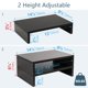 thumbnail image 5 of Soporte Para Monitor Wood Paquete De 2 Niveles Negro, 5 of 7