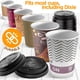 thumbnail image 3 of Tapas desechables para tazas de café de 300 ml a 700 ml (paquete de 500 unidades), 3 of 7