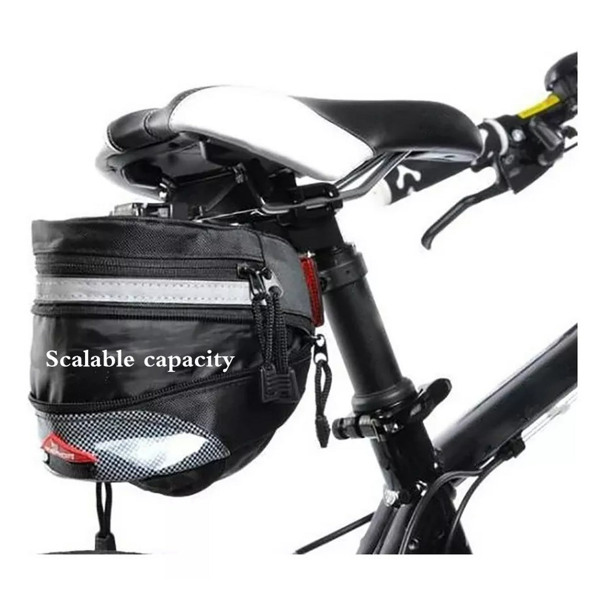 Defensor - Bolso Sillín Bicicleta B-soul, Con Kit De Instalación. Color Negro