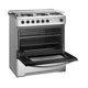 thumbnail image 5 of Cocina Gas licuado / Gas natural 6 Quemadores M 820 T, 5 of 9