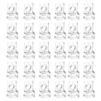 Magideal - 30 Uds. Clips Para Tapa De Vidrio Para Pecera, Abrazaderas Para Tapa De Acuario, Soporte Para Tanque De Peces, Abrazaderas De Fijación Para Tubería De Para 6Mm