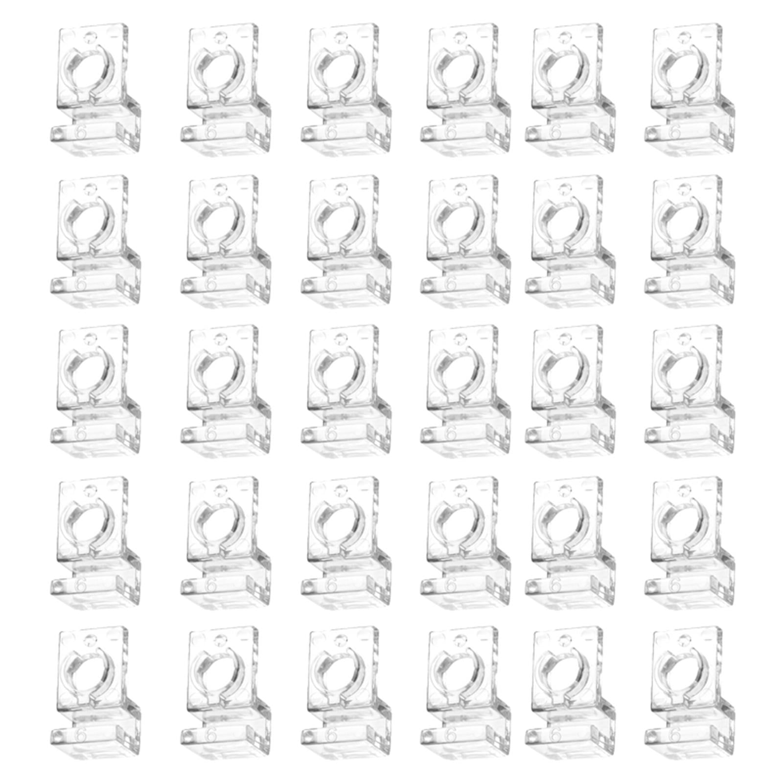 30 Piezas Clips Para Tapa De Vidrio Para Pecera, Soporte Para Cubierta De Pecera, Clips De Fijación De Manguera Para 6mm