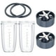 thumbnail image 1 of Juego de piezas de repuesto Nutribullet, vasos de 32 onzas, 2 piezas con juntas, 2 piezas, 1 of 3