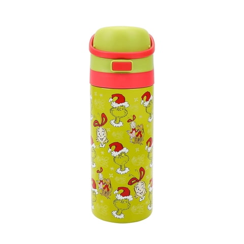 Botella De Acero Inoxidable Thermos Bioworld The Grinch De 710 Ml