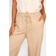thumbnail image 3 of Pantalón Ancho Efecto Lino Alana Beige beige L, 3 of 5