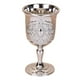 thumbnail image 2 of Cobetina De Vino De Metal, Patrón De Tallado Hecho A Mano Copa De Copa Cenas Fiestas Decoración Plata Plata, 2 of 3