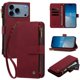 thumbnail image 3 of Funda Cartera iPhone 18 Pro Max con Ranuras y Cierre Magnético, Rojo, 3 of 6
