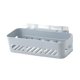 thumbnail image 4 of Baño De Plástico Caddy Ducha Rack De Almacenamiento Estante De Pared De Cocina Gris, 4 of 5