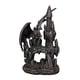 thumbnail image 4 of Estatuilla De Dragón Halloween Resina Vacaciones Dragón Estatua Foto Accesorios Decoración Negro Izquierda, 4 of 5