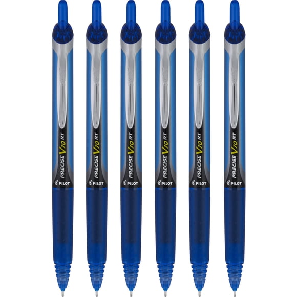 Bolígrafos PILOT Precise V10 RT Bold Point Blue Ink 6C