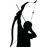 Rienda Libre Graphics - Decomural Archery Bow Arrow Ws-47462