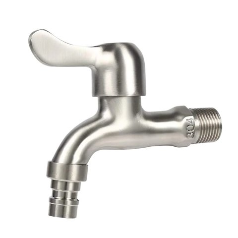 Genérico - Grifo De Acero Inoxidable, Llave De Paso 1/2