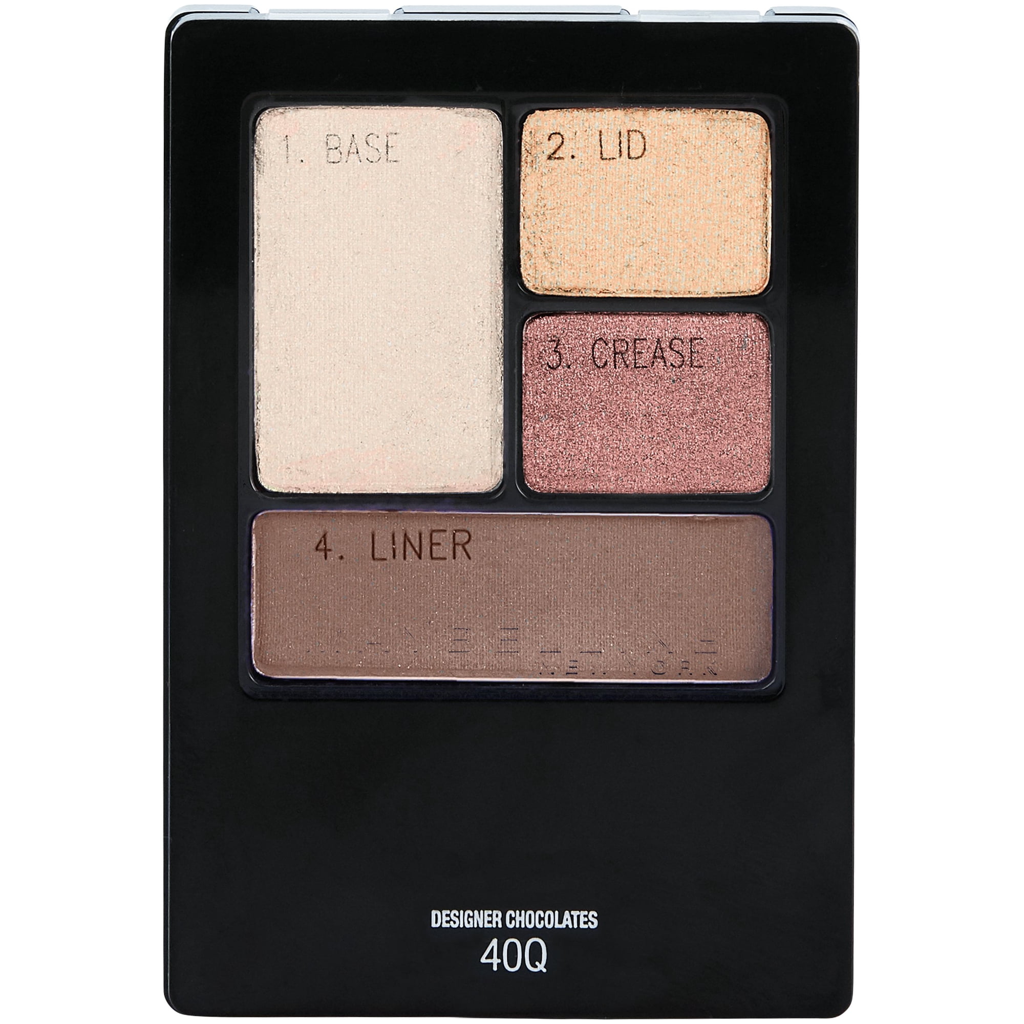 Paleta De Sombras De Ojos Cuádruple Maybelline Expert Wear Designer Chocolates