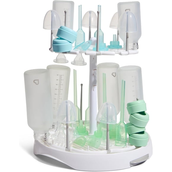 Munchkin High Capacity Baby Bottle Drying Rack, White