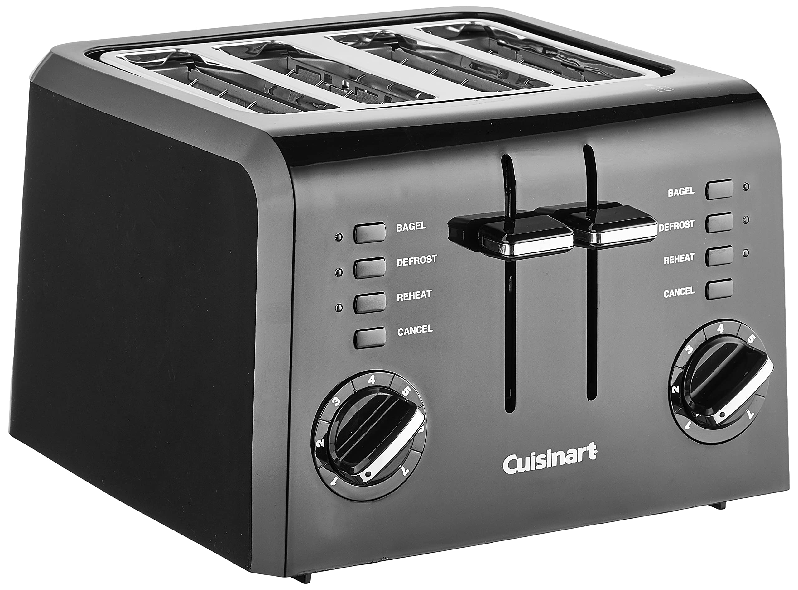 Cuisinart 4 Tostadora De Plástico Compacta De 4 Rodajas Cuisinart Cuisinart
