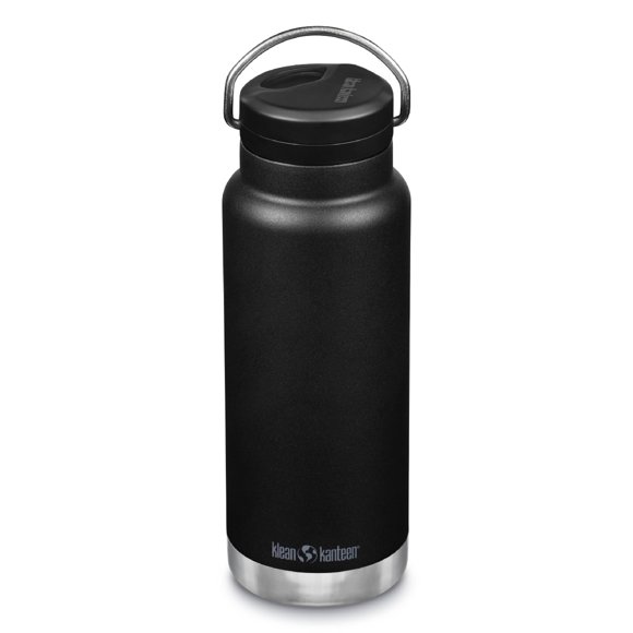 Botella de agua Klean Kanteen TKWide con aislamiento de 950 ml, color negro