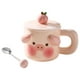 thumbnail image 3 of Taza De Té, Novedad, Bebida, Hotel, Hogar, Con Cuchara, Dormitorio, Jugo, Taza De Café De Cerámica, Cerdo Rosa, 3 of 5