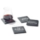 thumbnail image 5 of Juego de 4 pizarras Coasters American Atelier, color plateado, 10 x 10 cm, 5 of 7