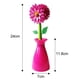 thumbnail image 4 of Cepillo de limpieza con forma de flor, para sartenes, ollas, platos, cepillos, herramienta creativa de limpieza de cocina, color rosa y rojo, 4 of 5