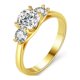 thumbnail image 1 of Anillos de Compromiso de Moissanita para Mujer 1 Uds Color D Claridad VVS1 Anillos de Diamante para Mujer Chapado en 14K Anillos de Boda de Moissanita de Plata Esterlina S925 con Certificado, 1 of 8