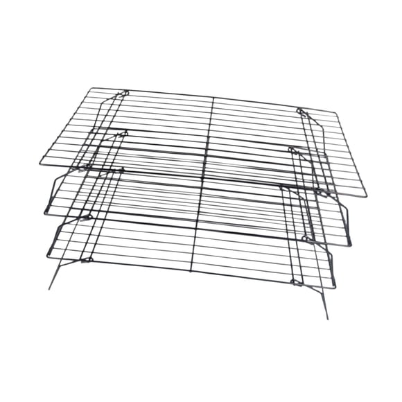 Rejilla De Enfriamiento De Alambre Para Asar Rejilla De Enfriamiento De Acero Para Hornear Galletas Pizza Pan Tres Capas