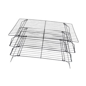 Bothyi - Rejilla De Enfriamiento De Alambre Para Asar Rejilla De Enfriamiento De Acero Para Hornear Galletas Pizza Pan Tres Capas