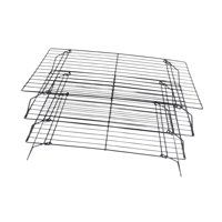 Bothyi - Rejilla De Enfriamiento De Alambre Para Asar Rejilla De Enfriamiento De Acero Para Hornear Galletas Pizza Pan Tres Capas