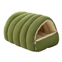 Magideal - Cama Para Gatos, Cueva, Casa Para Mascotas, Extraíble, Lavable, Cálida, Escondite, Nido Para Gatos, Cama Para Cachorros, Perros Pequeños, Gatos Domést Verde Claro