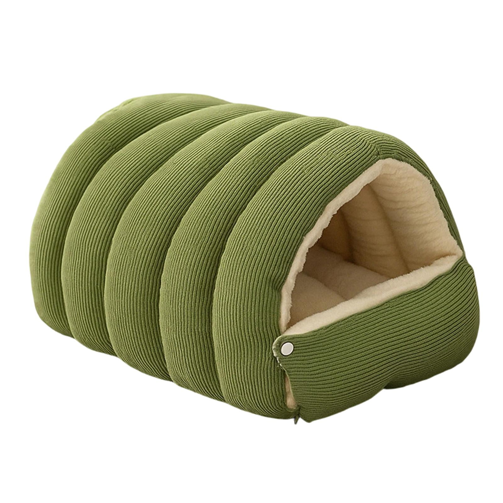 Magideal - Cama Para Gatos, Cueva, Casa Para Mascotas, Extraíble, Lavable, Cálida, Escondite, Nido Para Gatos, Cama Para Cachorros, Perros Pequeños, Gatos Domést Verde Claro