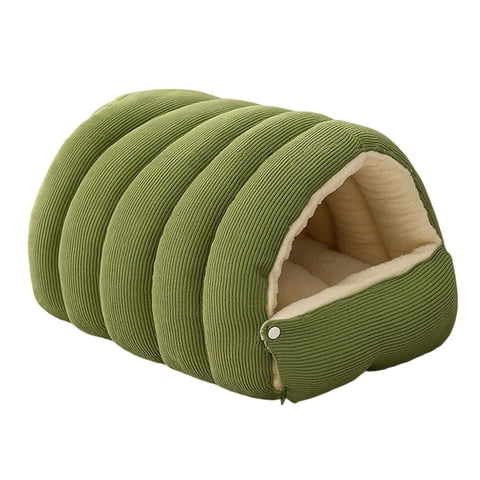 Magideal - Cama Para Gatos, Cueva, Casa Para Mascotas, Extraíble, Lavable, Cálida, Escondite, Nido Para Gatos, Cama Para Cachorros, Perros Pequeños, Gatos Domést Verde Claro