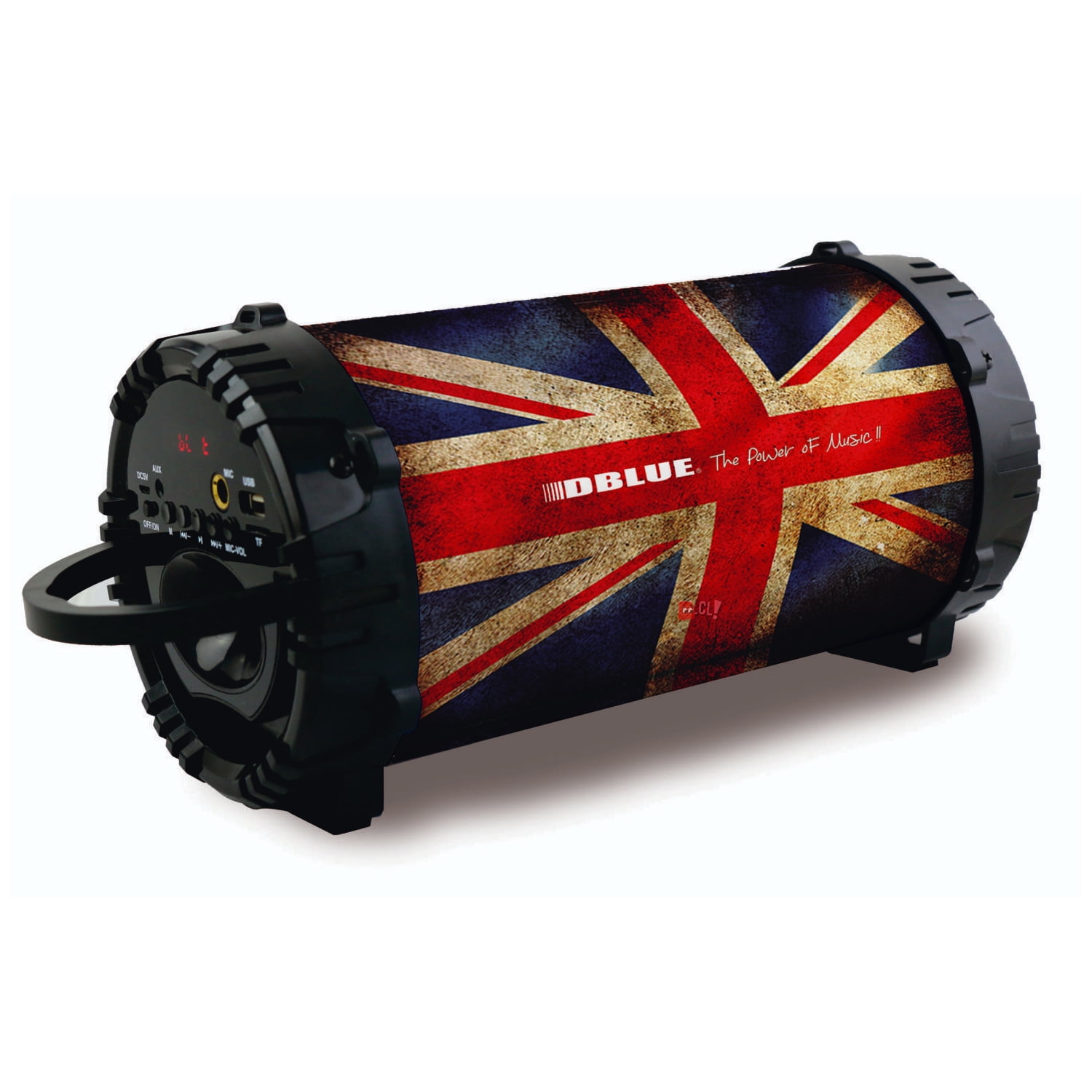 Dblue - Parlante Bazooka Bluetooth Portátil Diseño Bandera 20w - Ps