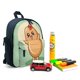 thumbnail image 3 of Mochila Escolar Infantil Desmarcar Papa Divertida Azul, 3 of 6