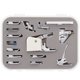 thumbnail image 5 of Juego de prensatelas cosibles con prensatelas de doble arrastre (15 piezas) | Compatible con máquinas de coser de caña baja - Brother, Janome, Singer, Baby Lock, Kenmore y más | Incluye estuche rígido, 5 of 9