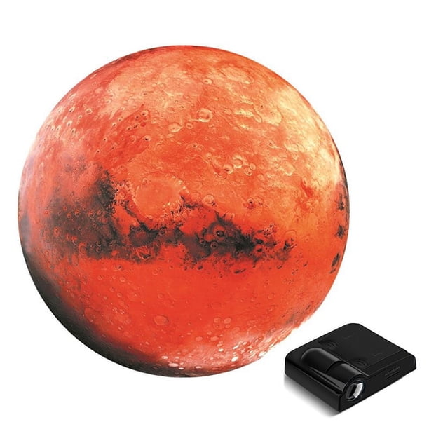 1pc Aurora Moon Galaxy Projection Lamp, Earth Projector Photography Lamp Creative Background Atmosphere Night Light For Birthday Gift