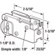 thumbnail image 2 of Conjunto de rodillos con rodamiento de bolas C-Tab de acero PRIME-LINE D 1527, 2 of 2