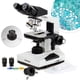 thumbnail image 1 of Microscopio binocular halógeno AmScope B490B-DK 40X-2000X, 1 of 8