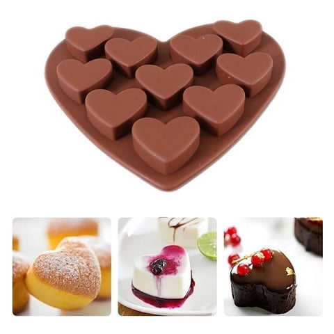 Genérico - Moldes Para Chocolates Molde Corazón Molde Silicona Corazon