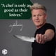 thumbnail image 3 of Cuchillo de Chef HexClad 20 cm con mango de acero damasco, 3 of 6