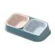 thumbnail image 3 of Tazón Para Mascotas Comedero Para Alimentos Y Agua Con Soporte Desmontable Para Suministros Para Mascotas Gatos Azul, 3 of 5