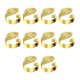 thumbnail image 1 of 10 Anillos De Servilleta Con Forma De Hoja, Dorados, Para Mesas, Fiestas, Celebraciones Y Reuniones Familiares., 1 of 5