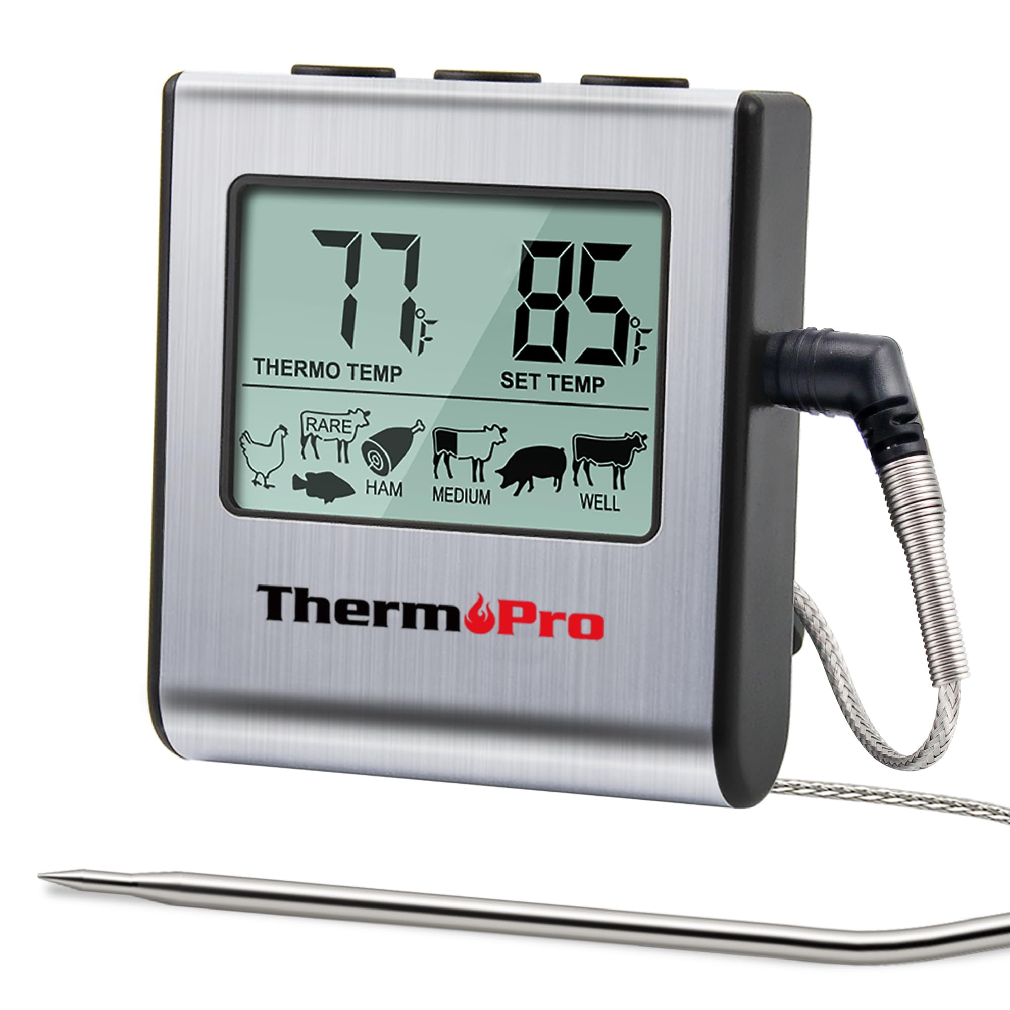 Thermopro - Termómetro Digital Para Cocinar Alimentos Y Carne Tp16